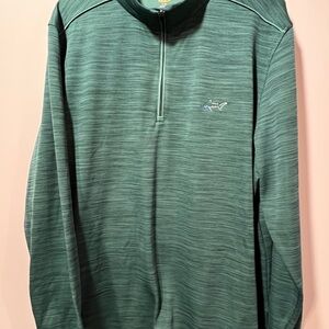 Greg Norman Collection Green Quarter-Zip Sweatshirt